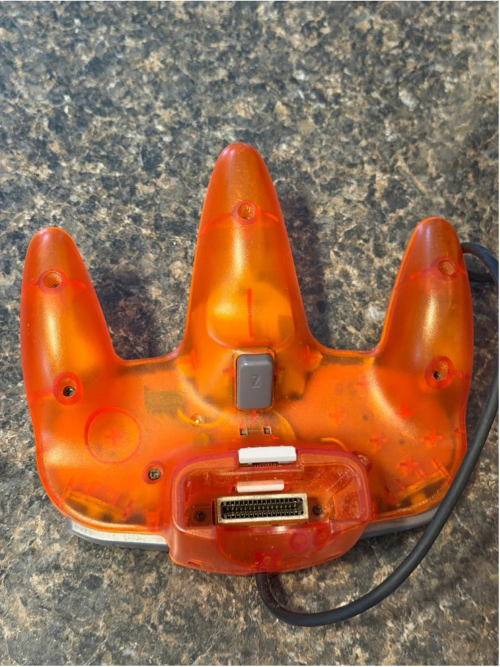 Fire Orange Nintendo 64 Controller Authentic Original Funtastic